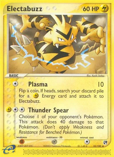 Electabuzz · Sandstorm 35/100