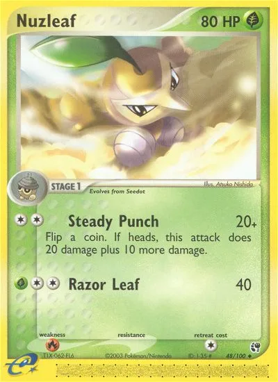 Nuzleaf · Sandstorm 48/100