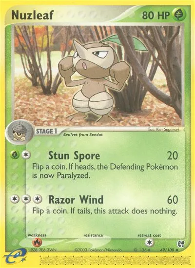 Nuzleaf · Sandstorm 49/100