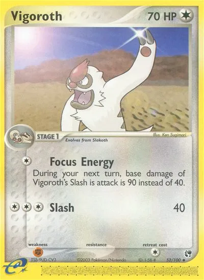 Vigoroth · Sandstorm 52/100