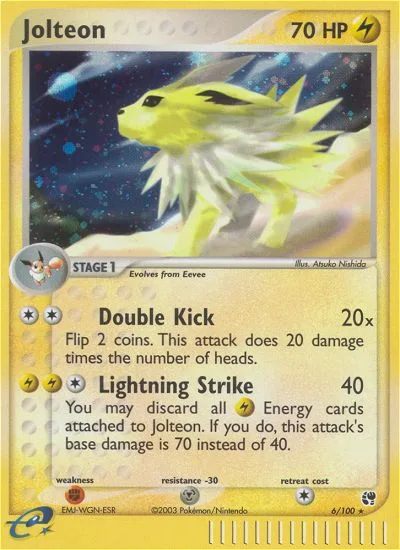 Jolteon · Sandstorm 6/100