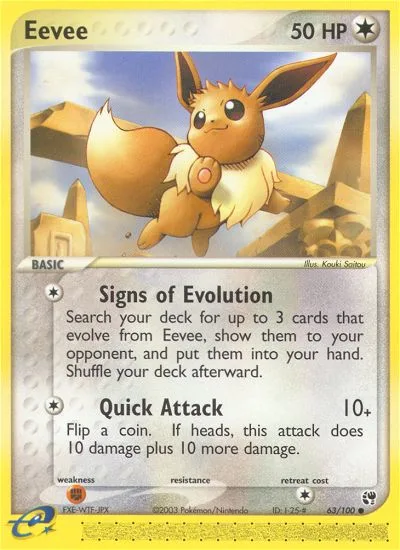 Eevee · Sandstorm 63/100