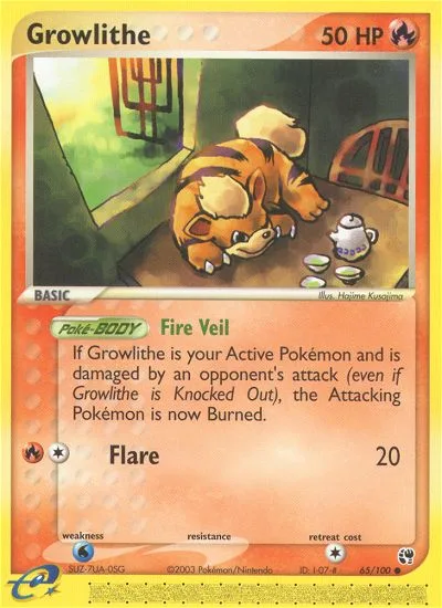 Growlithe · Sandstorm 65/100