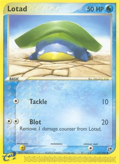 Lotad · Sandstorm 67/100