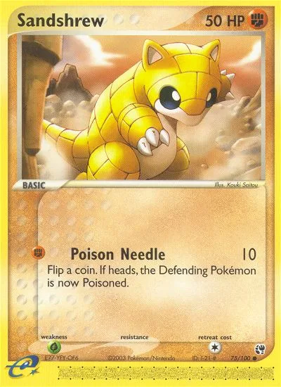Sandshrew · Sandstorm 75/100