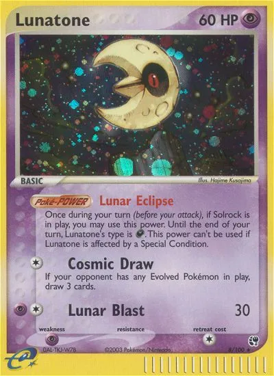 Lunatone · Sandstorm 8/100