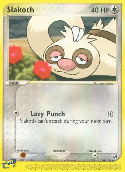 Slakoth · Sandstorm 80/100