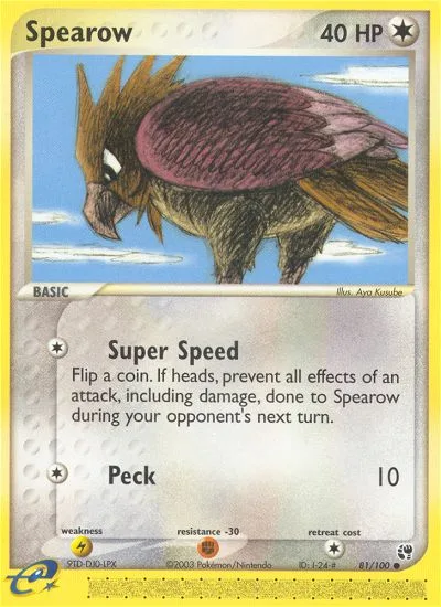 Spearow · Sandstorm 81/100