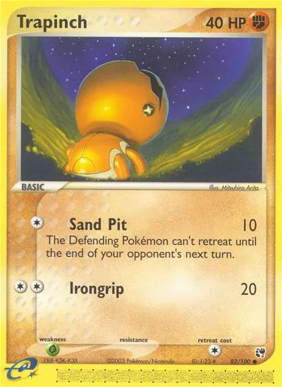 Trapinch · Sandstorm 82/100