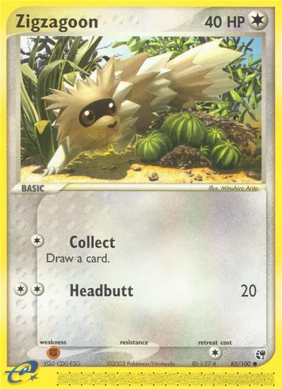 Zigzagoon · Sandstorm 85/100