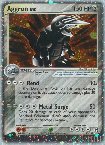 Aggron ex · Sandstorm 95/100