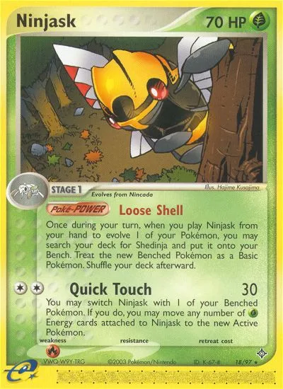 Ninjask · Dragon 18/97