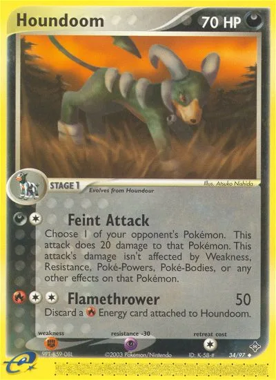 Houndoom · Dragon 34/97