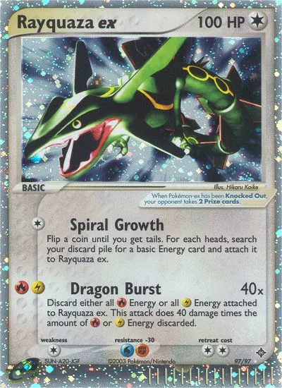 Rayquaza ex · Dragon 97/97