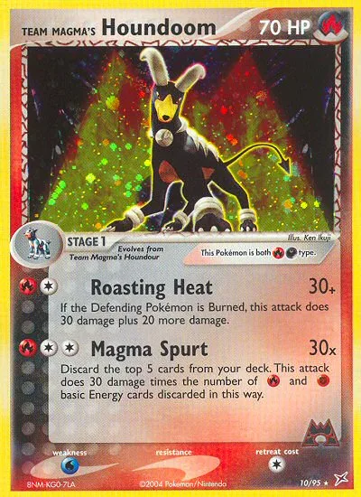 Team Magma's Houndoom · Team Magma vs Team Aqua 10/95