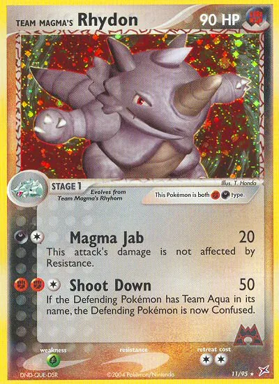 Team Magma's Rhydon · Team Magma vs Team Aqua 11/95