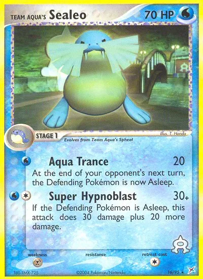 Team Aqua's Sealeo · Team Magma vs Team Aqua 16/95