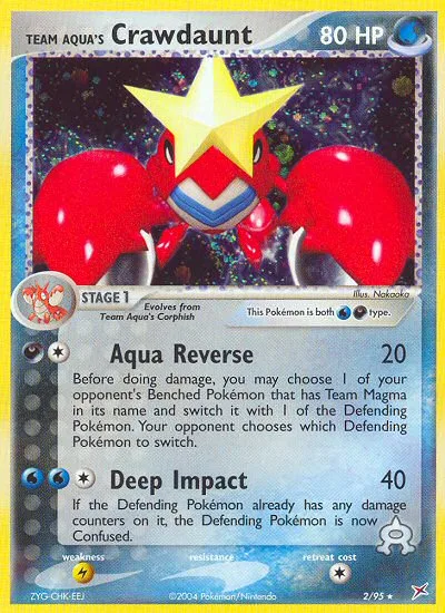 Team Aqua's Crawdaunt · Team Magma vs Team Aqua 2/95