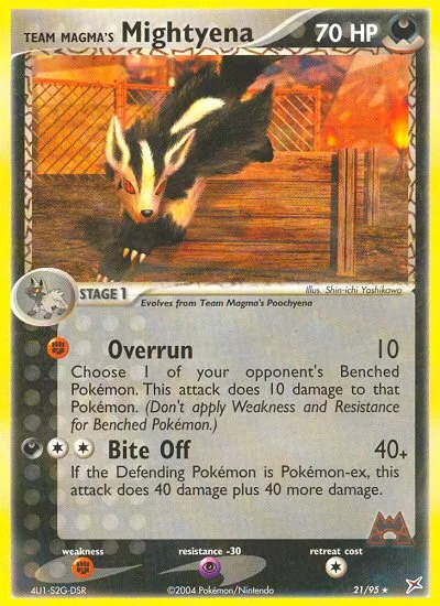 Team Magma's Mightyena · Team Magma vs Team Aqua 21/95