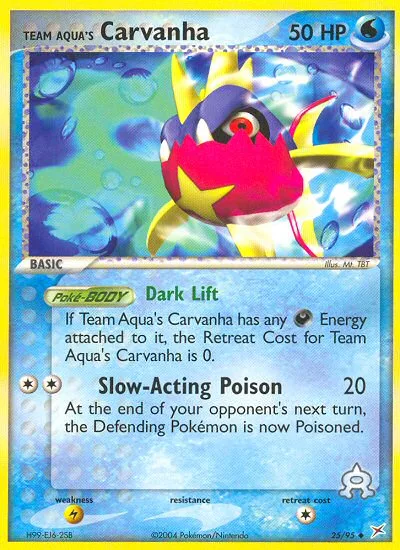 Team Aqua's Carvanha · Team Magma vs Team Aqua 25/95