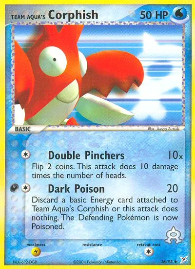 Team Aqua's Corphish · Team Magma vs Team Aqua 26/95