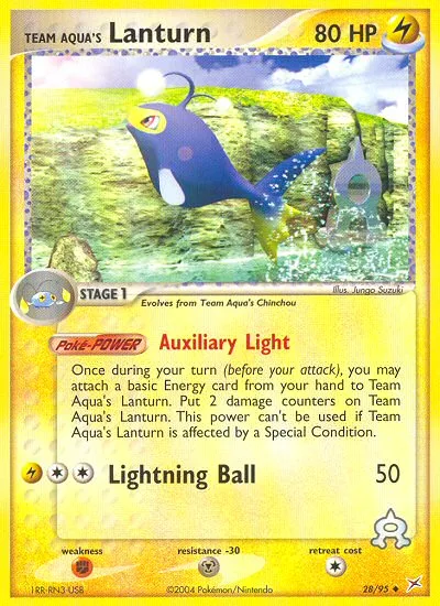 Team Aqua's Lanturn · Team Magma vs Team Aqua 28/95