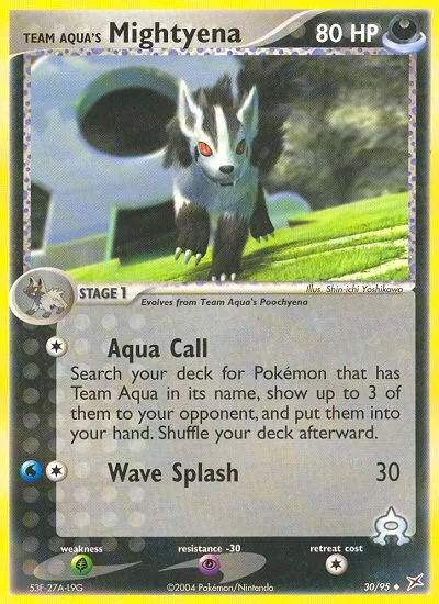 Team Aqua's Mightyena · Team Magma vs Team Aqua 30/95