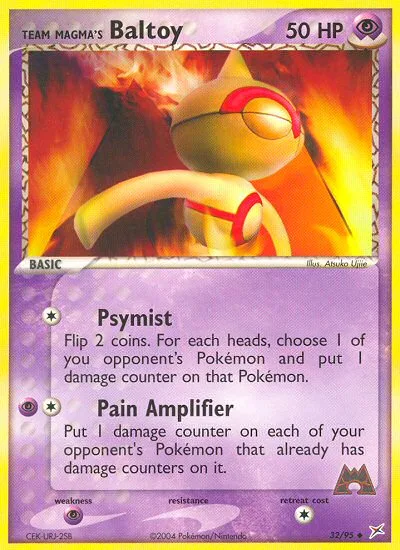 Team Magma's Baltoy · Team Magma vs Team Aqua 32/95