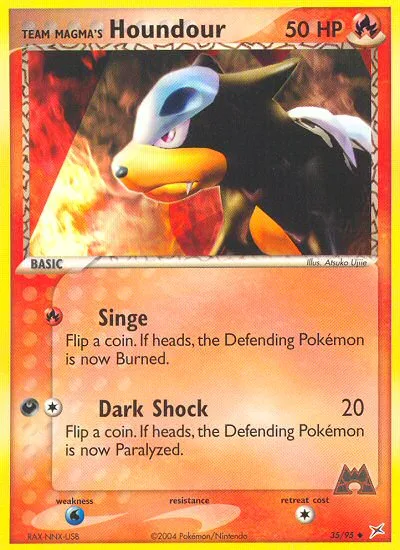 Team Magma's Houndour · Team Magma vs Team Aqua 35/95