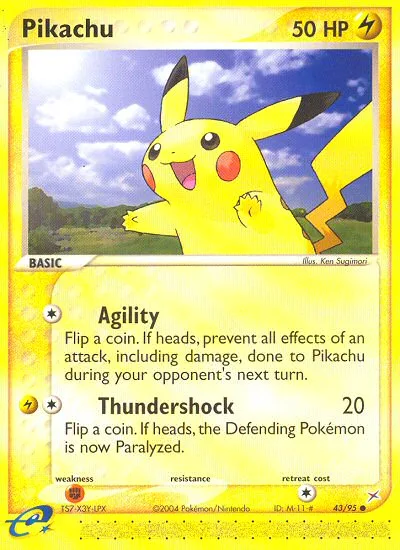 Pikachu · Team Magma vs Team Aqua 43/95