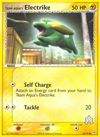 Team Aqua's Electrike · Team Magma vs Team Aqua 53/95