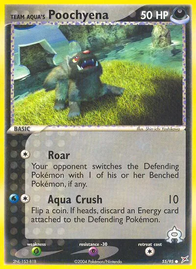 Team Aqua's Poochyena · Team Magma vs Team Aqua 55/95