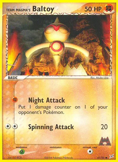 Team Magma's Baltoy · Team Magma vs Team Aqua 61/95