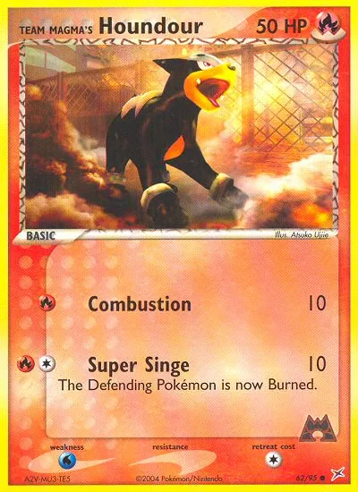 Team Magma's Houndour · Team Magma vs Team Aqua 62/95