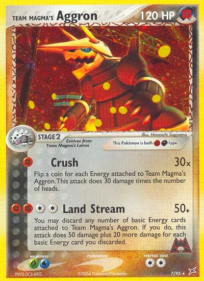 Team Magma's Aggron · Team Magma vs Team Aqua 7/95