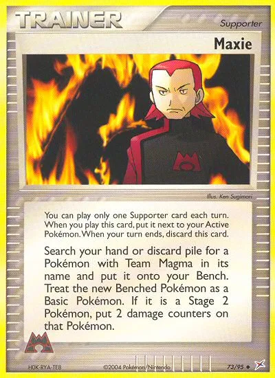 Maxie · Team Magma vs Team Aqua 73/95