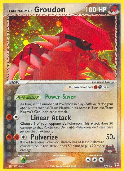 Team Magma's Groudon · Team Magma vs Team Aqua 9/95