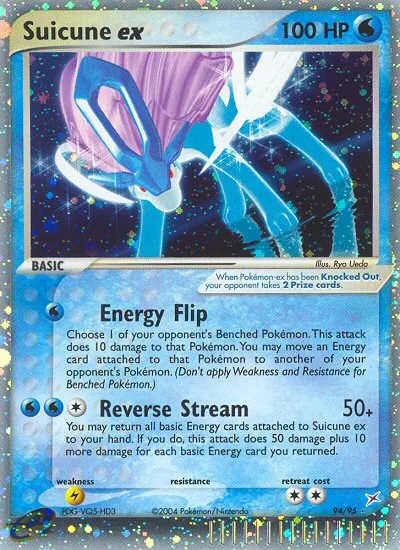 Suicune ex · Team Magma vs Team Aqua 94/95