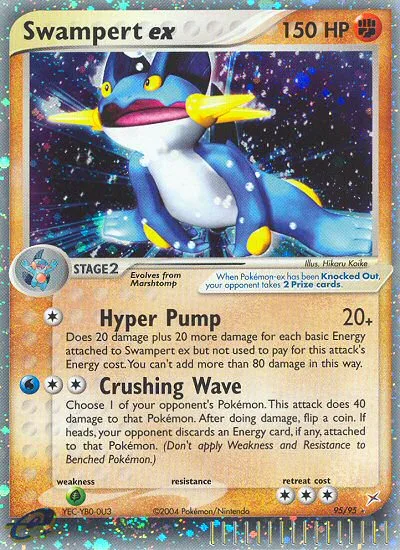 Swampert ex · Team Magma vs Team Aqua 95/95