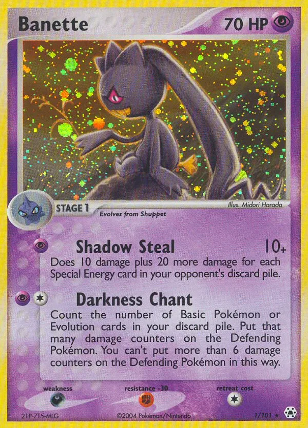 Banette · Hidden Legends 1/101