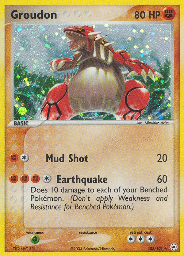 Groudon · Hidden Legends 102/101