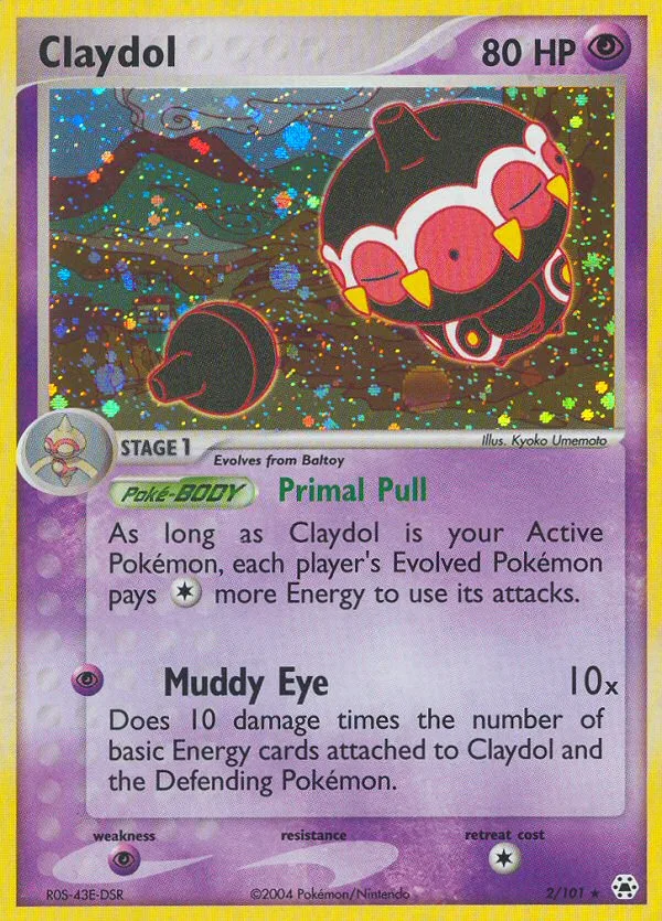 Claydol · Hidden Legends 2/101