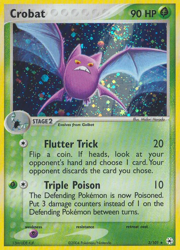 Crobat · Hidden Legends 3/101