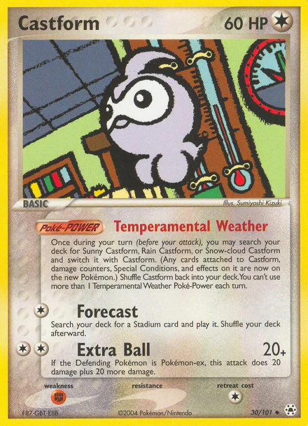 Castform · Hidden Legends 30/101