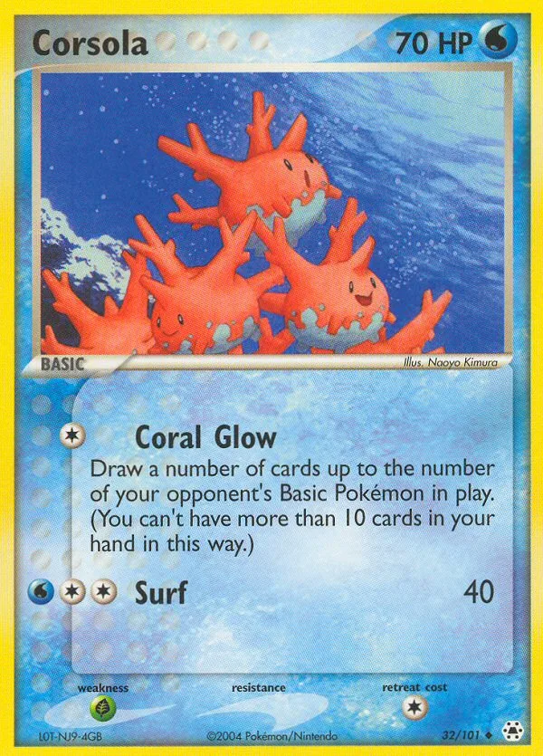 Corsola · Hidden Legends 32/101