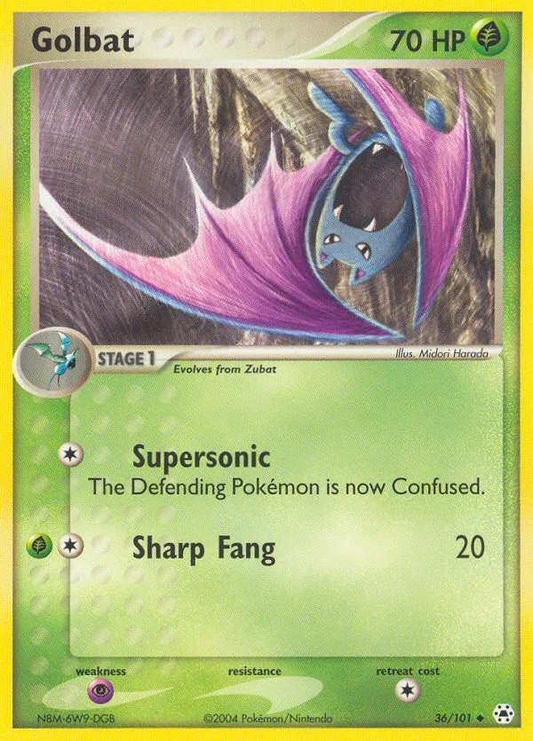 Golbat · Hidden Legends 36/101