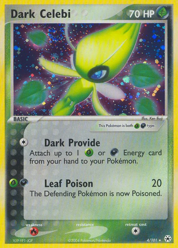 Dark Celebi · Hidden Legends 4/101