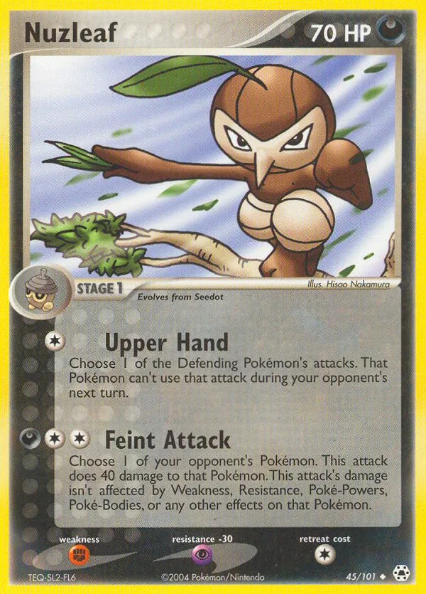 Nuzleaf · Hidden Legends 45/101