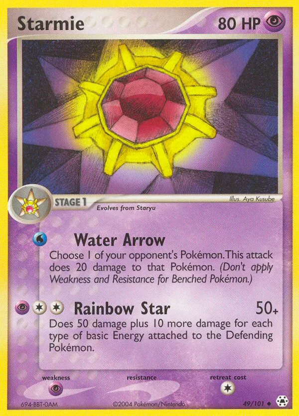 Starmie · Hidden Legends 49/101