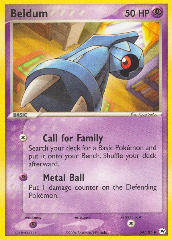 Beldum · Hidden Legends 54/101